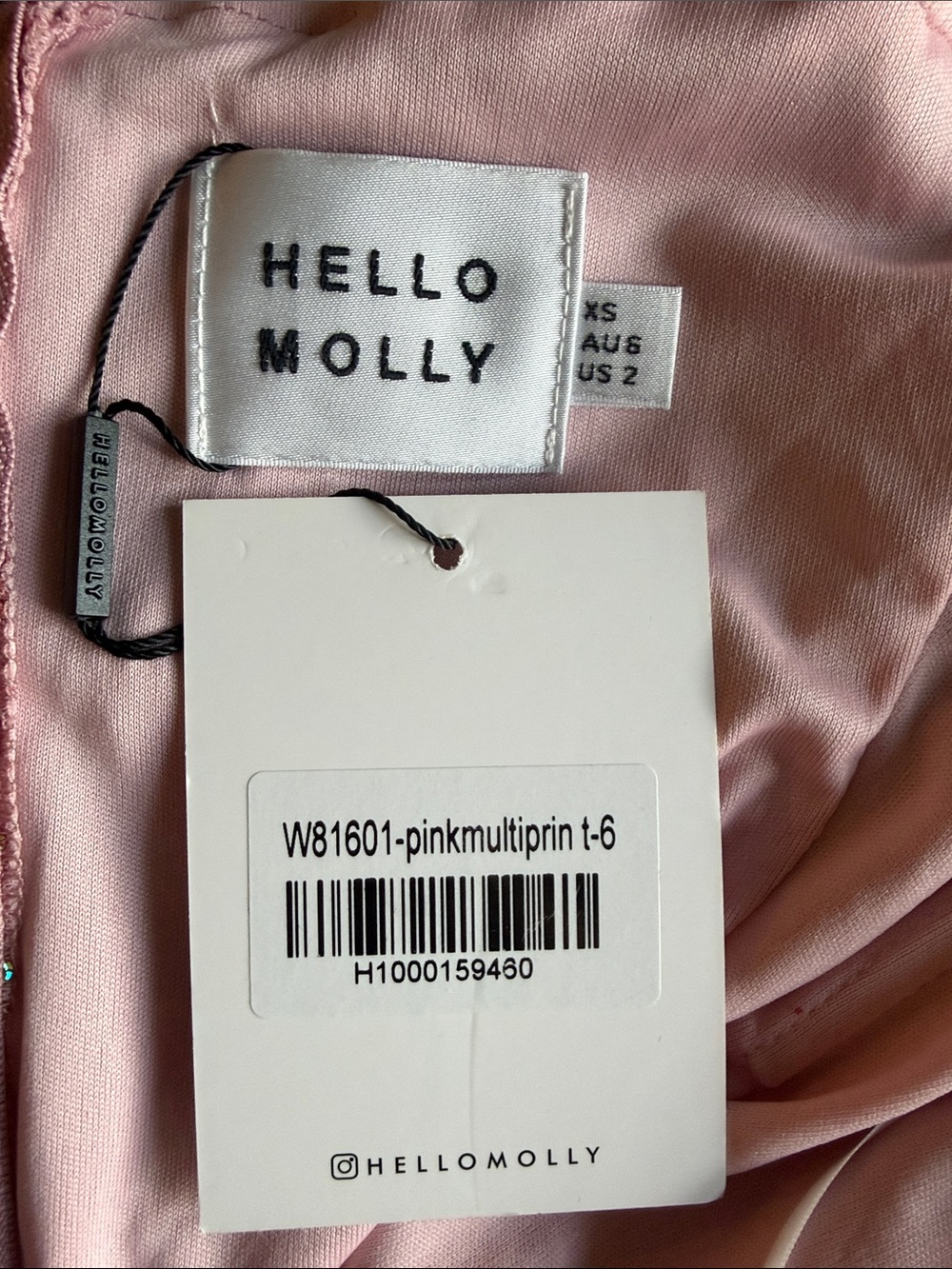 🆕 HELLO MOLLY Frequent The Club Dress Pink Sequin Size 2 NWT - Picture 13 of 16